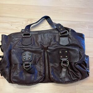 Pedder Brown Leather Bag